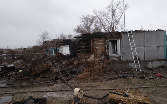 В селе Поповка произолшло возгорание жилого дома